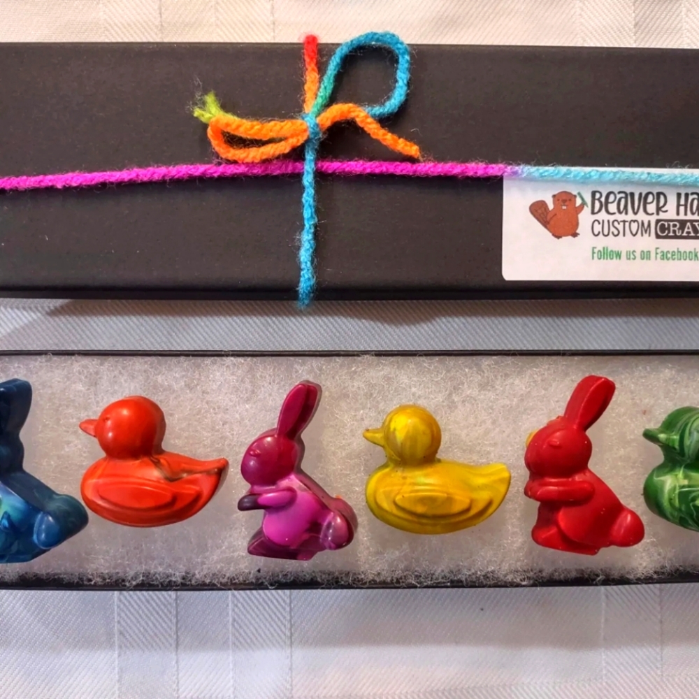 Kids Easter Basket gift sets custom crayons bunny&ducks
